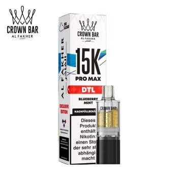 Al Fakher 15K Pro Max - Blueberry Mint - Pods 6mg DTL